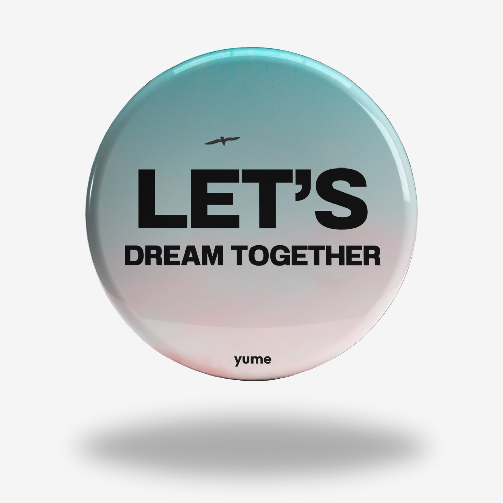 Let's dream together - NFC Sticker 3cm