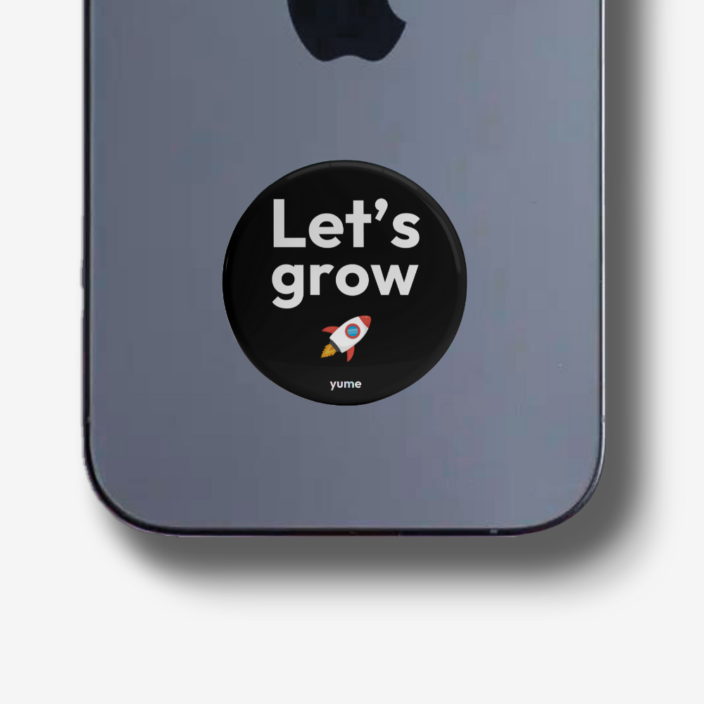 Let's grow - NFC Sticker 3cm