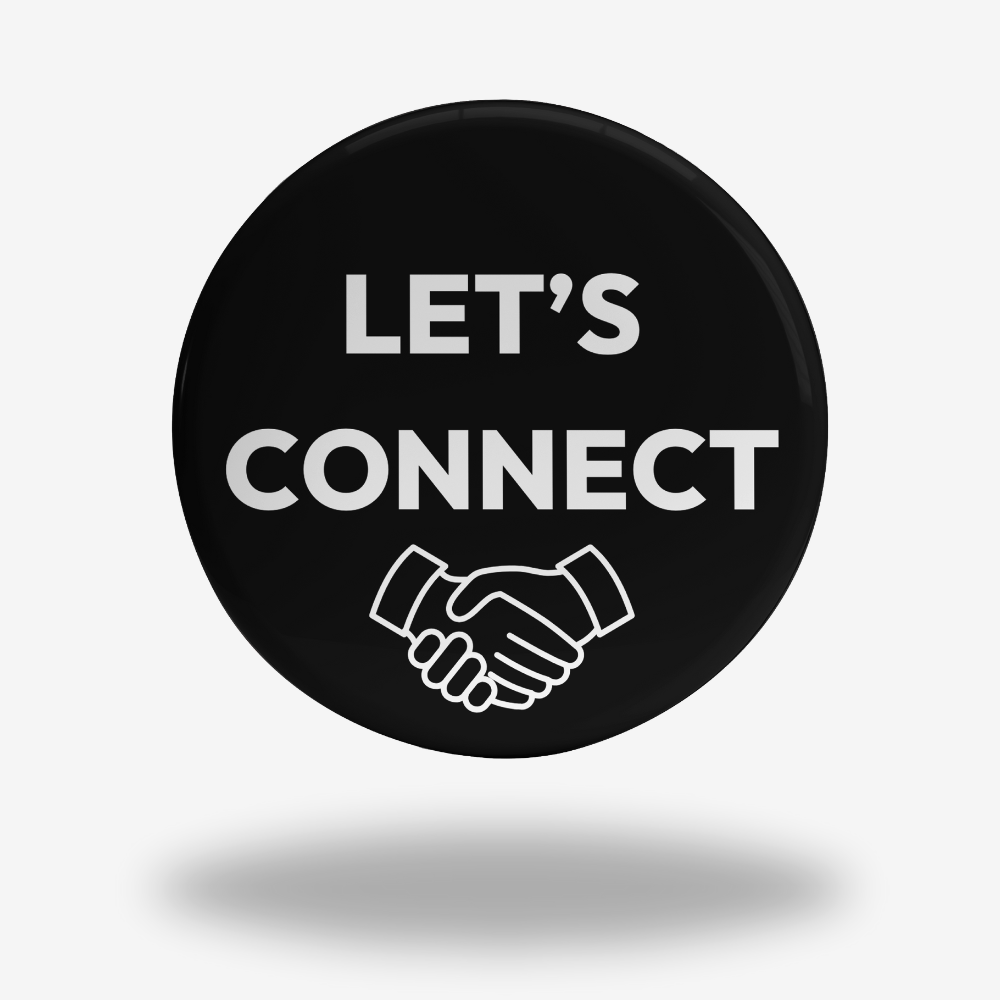 Let's connect - NFC Sticker 3cm