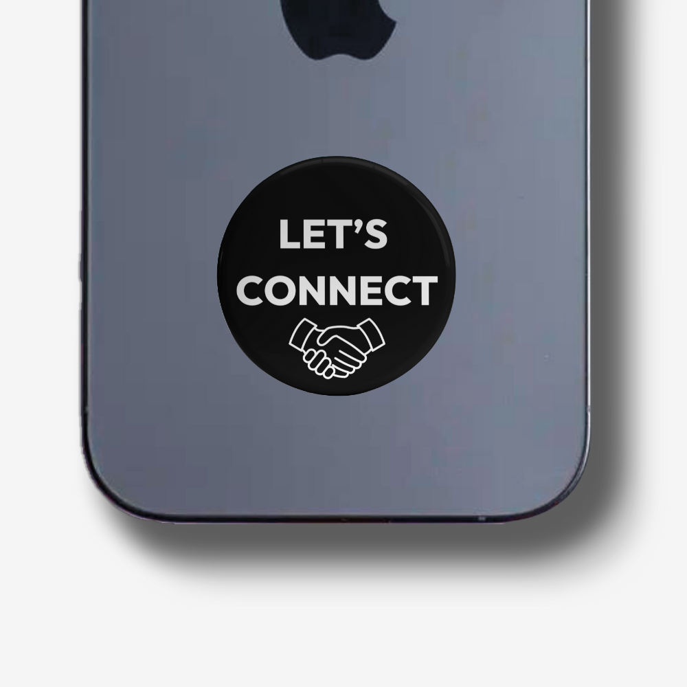 Let's connect - NFC Sticker 3cm