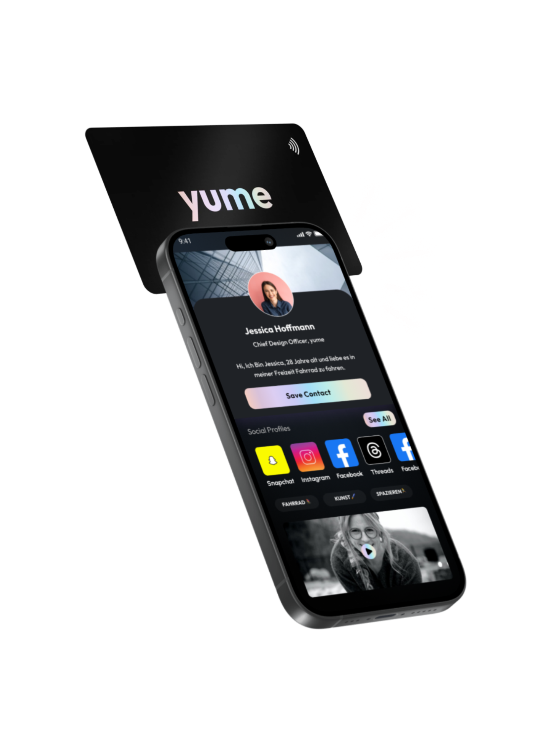 yume GIF: So einfach funktioniert yume. Ein tap genügt und die Magie passiert. Schon ab 1€ online bestellen