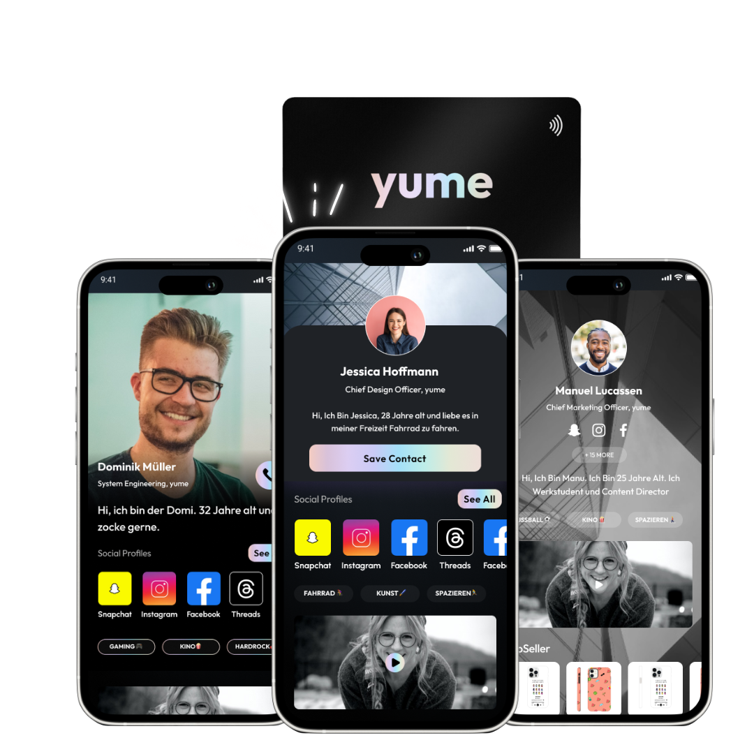 yume GIF: So einfach funktioniert yume. Ein tap genügt und die Magie passiert. Schon ab 1€ online bestellen